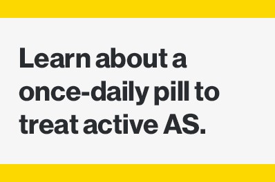 Explore your ankylosing spondylitis (AS) treatment options. Learn about a once-daily pill for AS.