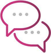Chat bubbles icon