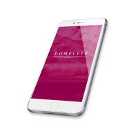 Image of a mobile phone displaying the HUMIRA logo