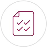 Icon of a checklist