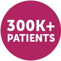 Over 300,000 Patients