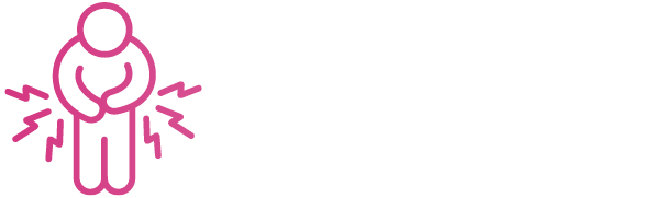 Illustration of a person experiencing stomach pain